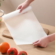 Holloyiver Disposable Plastic Cutting Board, Large Cutting Mats for Kitchen, Outdoor Camping, BBQ, RV, Traveling, Totally Food Safety With Easy Cut Slider Included, 9.4In x 9.8Ft Clear